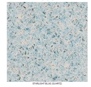 Starlight Blue Quantum Quartz Tiles Polished Finish
