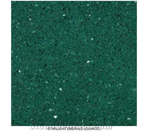 Starlight Emerald Quartz, Quantum Quartz Tiles Polished Finish