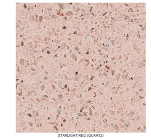 Starlight Red Quantum Quartz Tiles Polished Finish