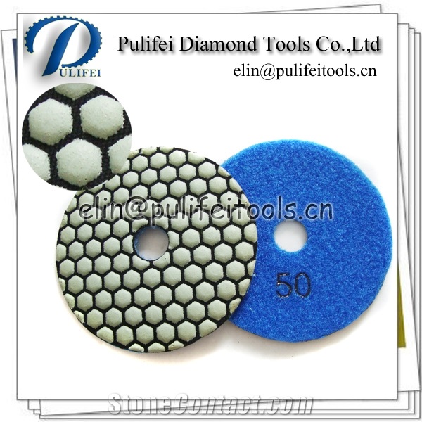 Angle Grinder Diamond Dry Polishing Pad for Stone Dry Polishing