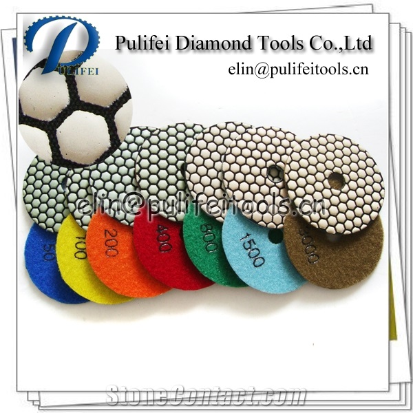 Angle Grinder Diamond Dry Polishing Pad for Stone Dry Polishing