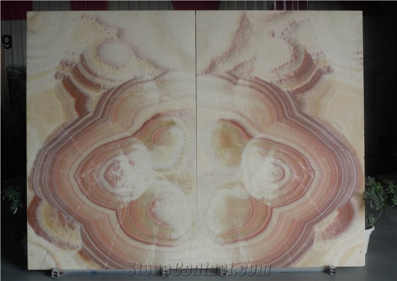 Red Dragon Onyx Semi-Translucent Panel
