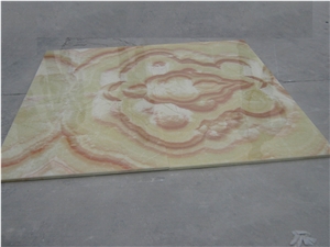 Red Dragon Onyx Semi-Translucent Panel