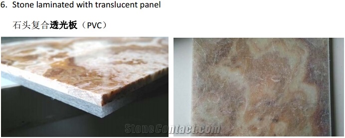 Red Dragon Onyx Semi-Translucent Panel