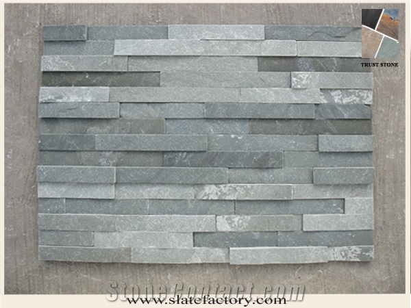 Culture Stone Slate Cultured Stone,Culture Slate, Culture Stone, Green Slate