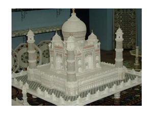 Alabaster Taj Mahal Replica