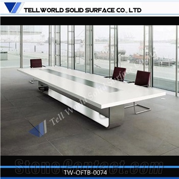 Corian Pure Acrylic Solid Surface Conference Table