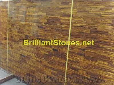 Yellow Tiger Eyes Semi-Precious Stone Slab