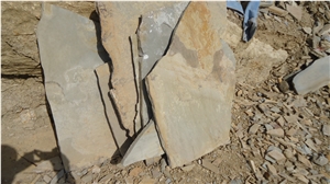 Landscape Limestone Brown, Flagstone Landscape Slabs, , Flage Stoen Hunny, Multi Cream Brown Limestone Flagstone