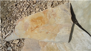 Landscape Limestone Brown, Flagstone Landscape Slabs, , Flage Stoen Hunny, Multi Cream Brown Limestone Flagstone