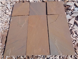 Marson Copper Sandstone ,Autumn Brown Sandstone Slabs & Tiles