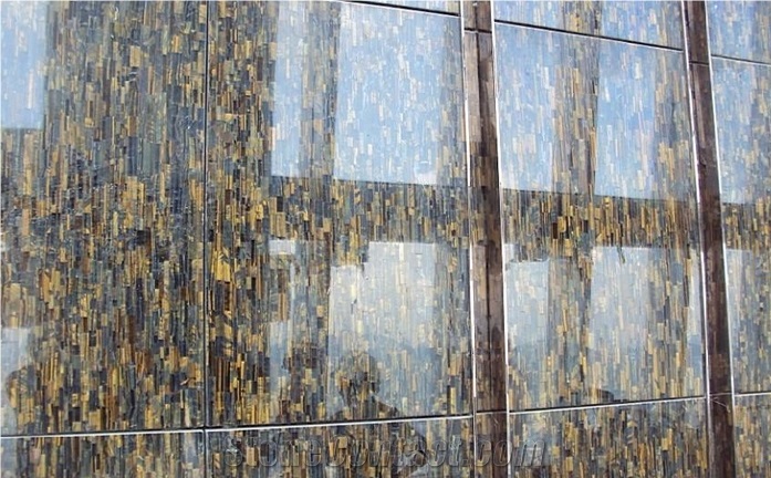 Golden Tiger Eye, Translucent Semi-Precious Stone Slabs & Tiles