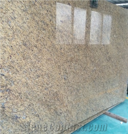 New Vienna Gold Tiles&Slabs. Brazil Yellow Granit, Brazil Granit Yellow Granite Slabs & Tiles