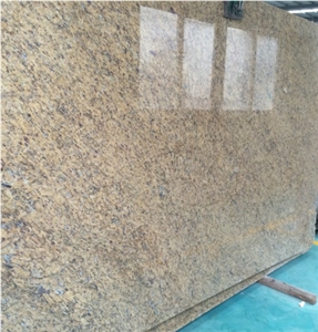 New Vienna Gold Tiles&Slabs. Brazil Yellow Granit, Brazil Granit Yellow Granite Slabs & Tiles
