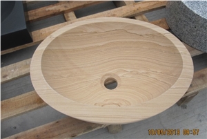 Sandstone Under Counter Basin, Countertop Basin.