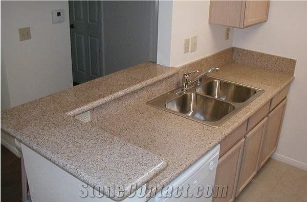 Sunset Gold Granite Kitchen Countertop, Wholesale G682 Prefab Granite Countertop, Granite G682 Countertop, G682 Yellow Granite Kitchen Countertops,Usa Best Selling Yellow Granite Bar Tops, Rust Yellow