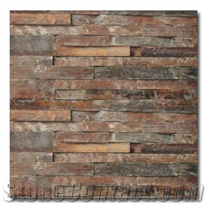 China Rust Slate Culture Stone,Wall Covering S1120