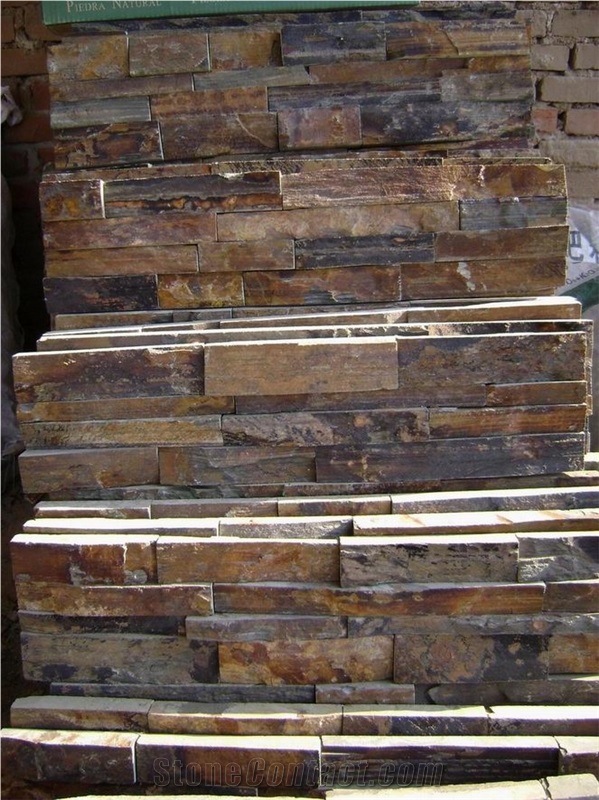 China Rust Slate Culture Stone,Wall Covering S1120
