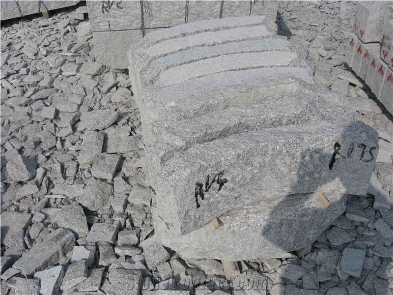 Curved Kerbs,Rough Curved Granite Kerbs, G341 Grey Granite Kerbs