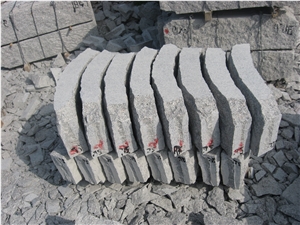 Curved Kerbs,Rough Curved Granite Kerbs, G341 Grey Granite Kerbs