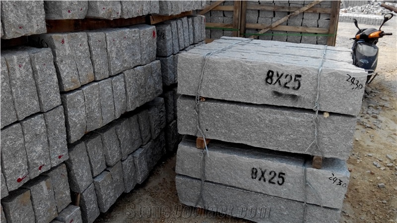 G375 Grey Granite Landscape Boarder, Grey Granite Kerbstone