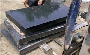 Rectangle Black Tombstone, Shanxi Black Granite Monument & Tombstone