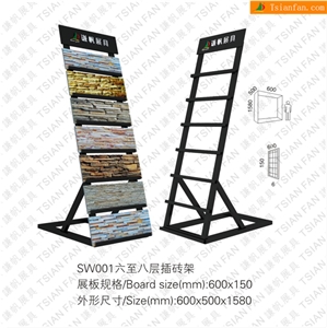 Tsianfan Sw001 Pop up Fashionable Stone Tile Display Stand