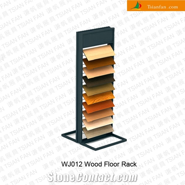Wj012 Hard Wood Showroom Display Stand