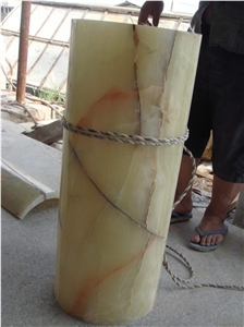 Beige Onyx Column