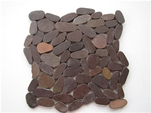 Brown Chipped Mosaic Tiles