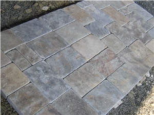 Chian Rust Slate Walking Paver Covering Tiles