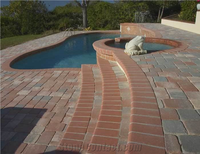 Chian Rust Slate Walking Paver Covering Tiles
