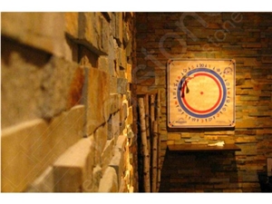 China Classic Rust Slate Cultured Stone/Stacked Stone,Ledgestone for Wall Cladding