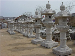 China G682 Granite Garden Lanterns