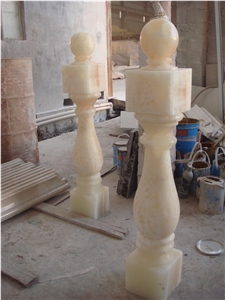 China Honey Onyx Balustrade,China Beige Onyx Baluster China Honey Onyx Balustrade,China Beige Onyx Baluster