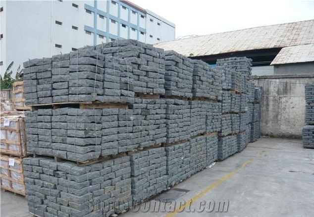 G612 Zhangpu Black Basalt Wall Panel Stone
