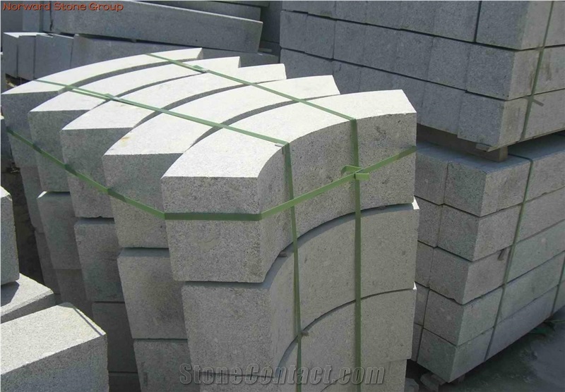 Packing G602 Granite Kerbstone Side Road Stone,China Grey Granite Curbs