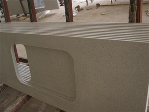 Pure White Star Quartz Stone Bathroom Tops,Vanity Top