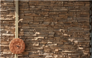 Split Face White Quartzite Cultured Stone,Stacked Stone,Ledge Stone Home Decor Tv Set Wall Background Caldding