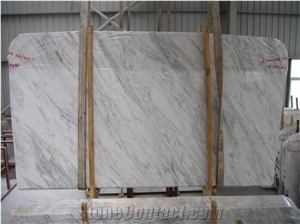 Volakas Marble Flower Carving Fireplace Mantel