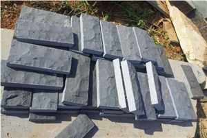 Zhangpu Black Basalt Mushroom Stone Wall Cladding