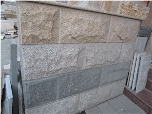 Zhangpu Black Basalt Mushroom Stone Wall Cladding