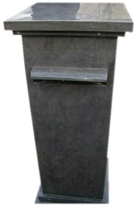 China Blue Stone Lanterns, Stone Mailbox