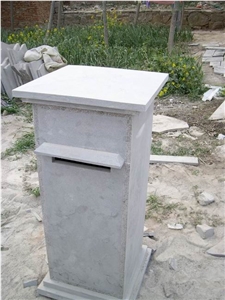 China Blue Stone Lanterns, Stone Mailbox