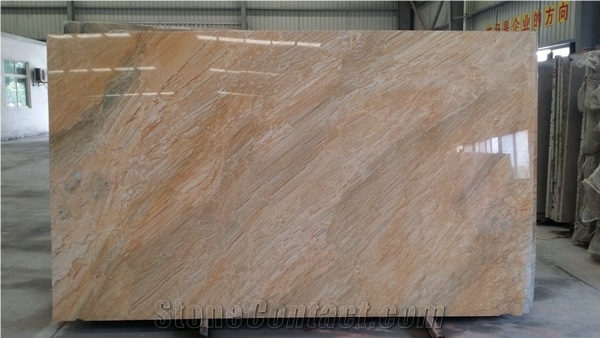 Golden Macaubas, Giallo Macaubas Quartzite Big Slab