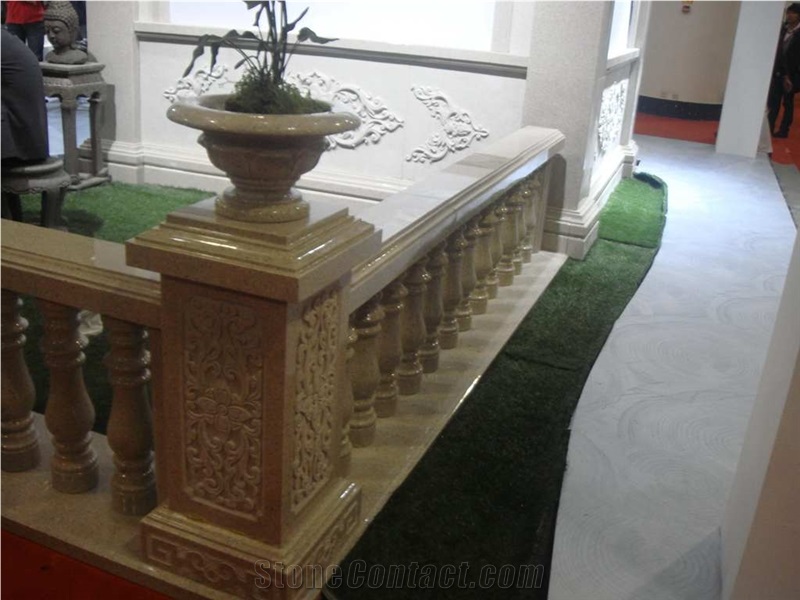 Granite Balustrade, China Granite G681 Balustrade & Railing
