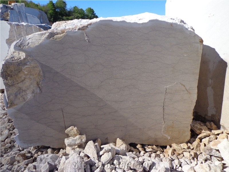 Beige Cream Marble Blocks / Pietra Di Vicenza Blocks, Italy Beige