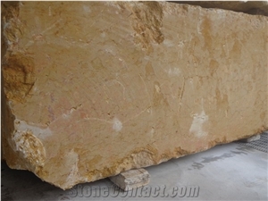Giallo Reale Marble Blocks, Italy Royal Gold Marble