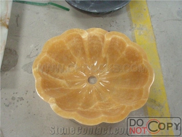 Honey Onyx Art Basin,Onyx Wash Basin,Onyx Stone Sink