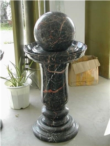 Black Marble Fountains